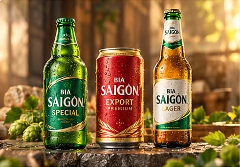 Khám phá diện mạo các dòng Bia Sài Gòn